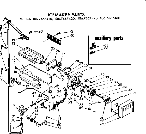 Icemaker parts