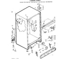 Kenmore 1067667422 cabinet parts diagram