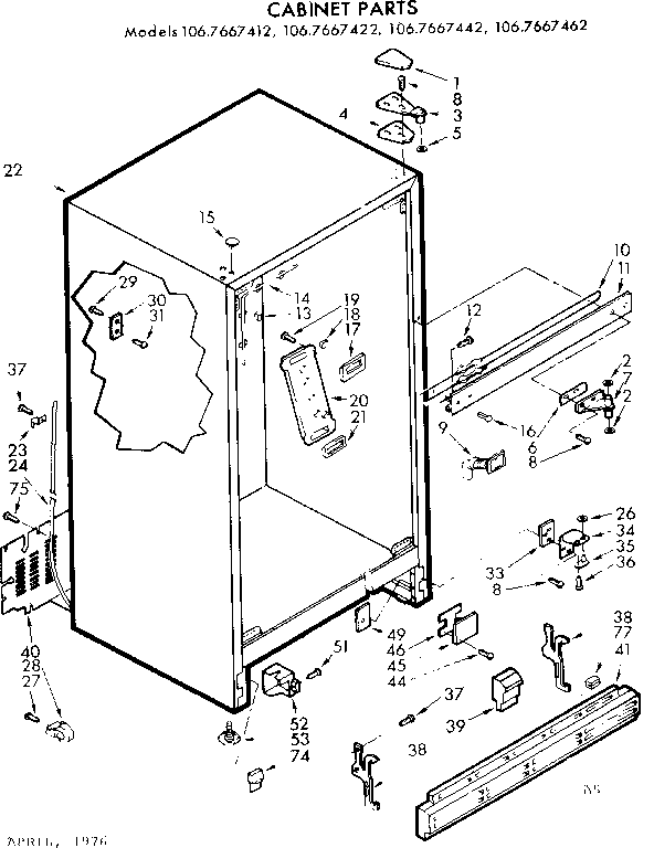 Cabinet parts