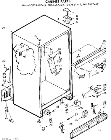 Cabinet parts
