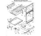 Kenmore 1067667462 breaker and partition parts diagram