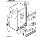Kenmore 1067667444 cabinet parts diagram
