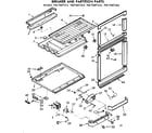 Kenmore 1067667444 breaker and partition parts diagram