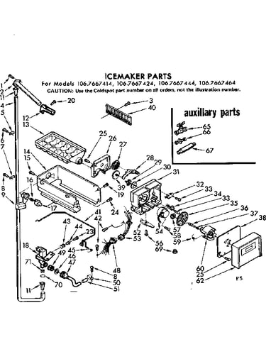 Icemaker parts
