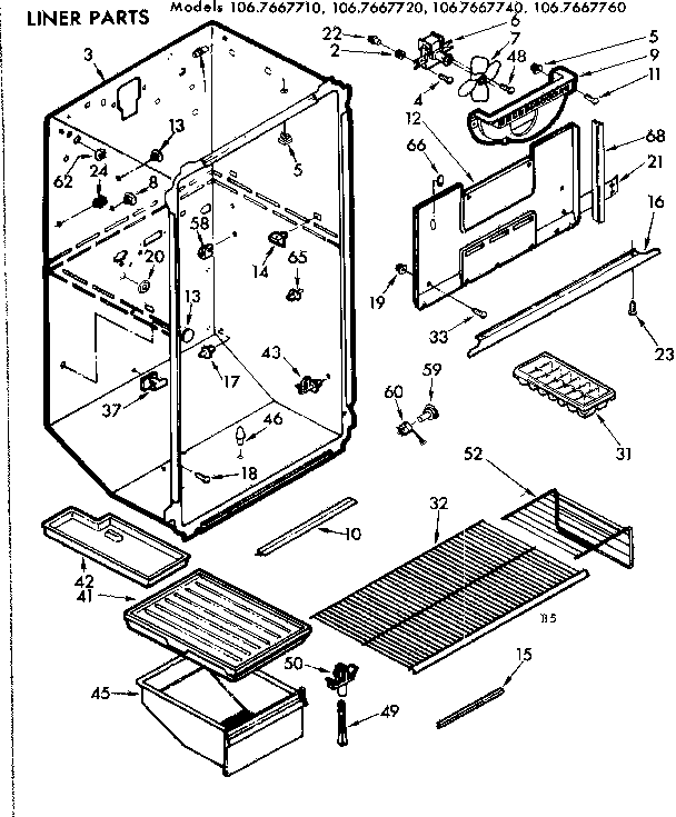 Liner parts