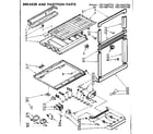 Kenmore 1067667720 breaker and partition parts diagram