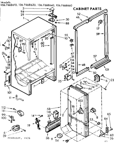 Cabinet parts