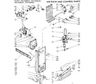 Kenmore 1067668610 air flow and control parts diagram