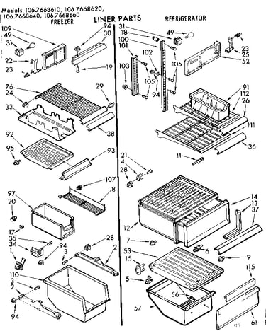 Liner parts