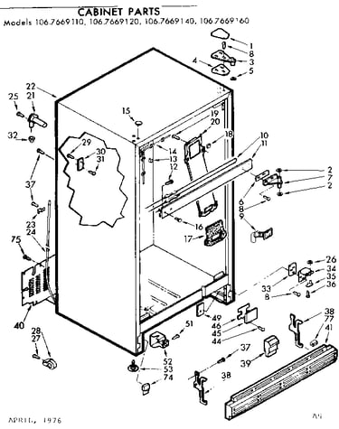 Cabinet parts