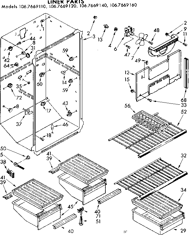 Liner parts