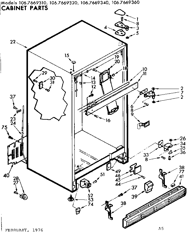 CABINET PARTS