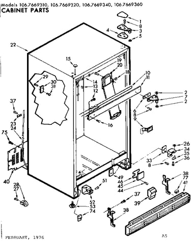 Cabinet parts