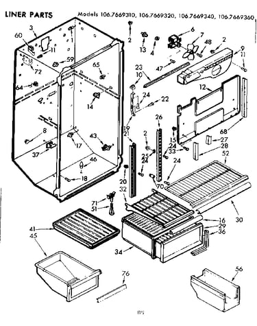 Liner parts