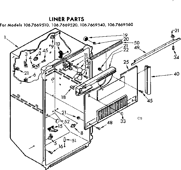 Liner parts