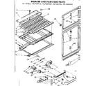 Kenmore 1067669640 breaker & partition parts diagram