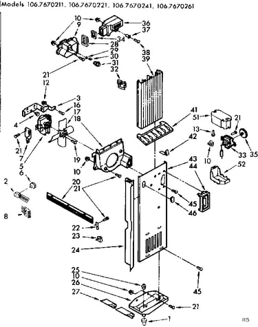 Air flow and control parts