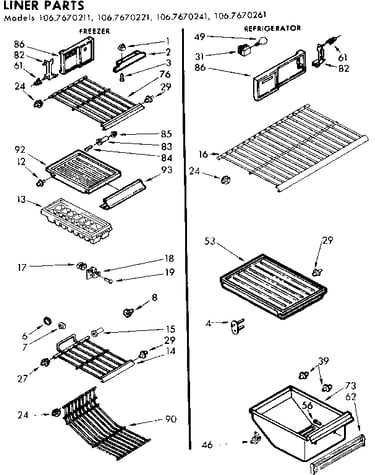 Liner parts
