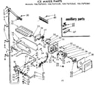 Kenmore 1067670540 ice maker parts diagram