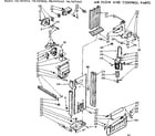 Kenmore 1067670512 air flow and control parts diagram
