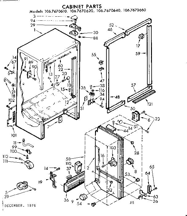 Cabinet parts