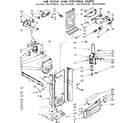 Kenmore 1067670610 air flow and control parts diagram