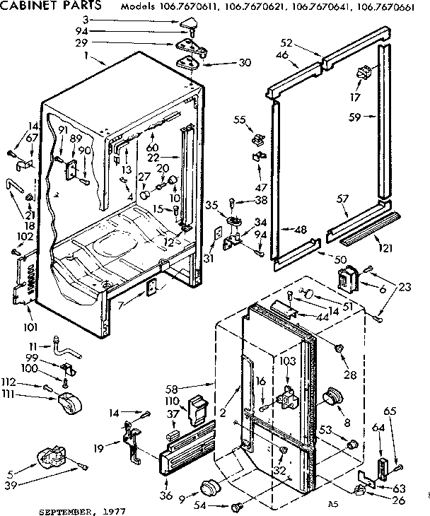 CABINET PARTS