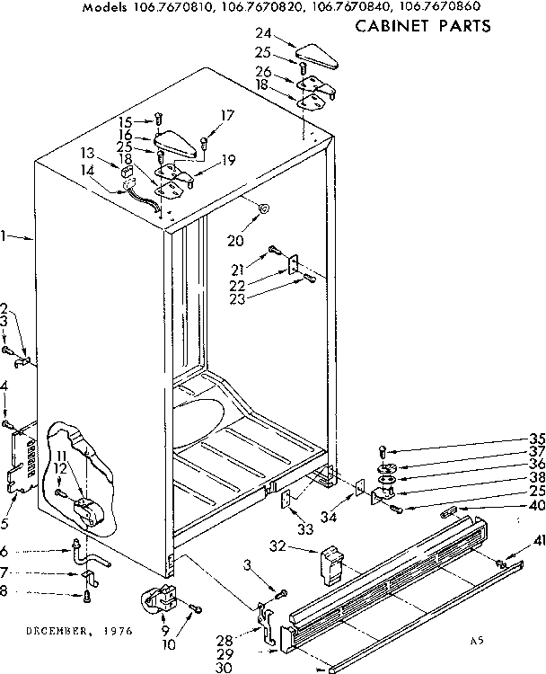 Cabinet parts