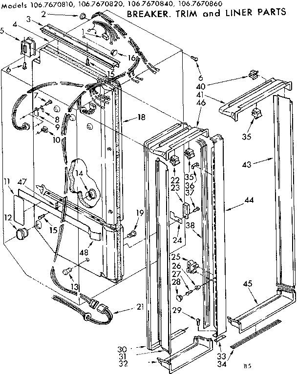 BREAKER, TRIM AND LINER PARTS