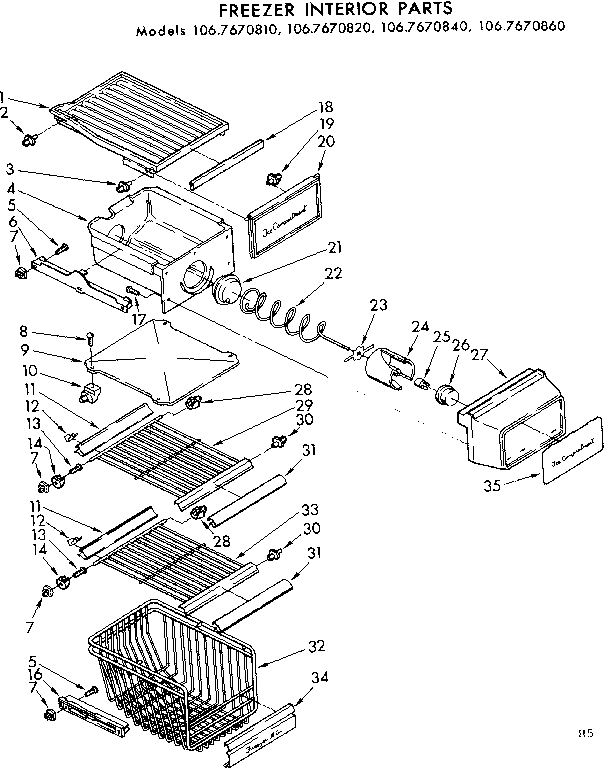 Interior parts