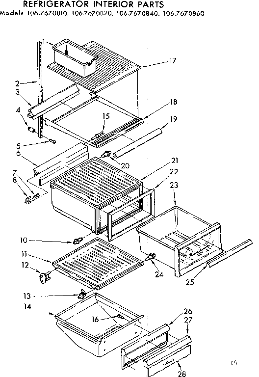 Interior parts