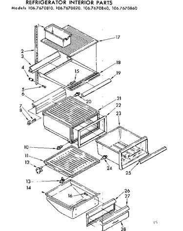 Interior parts