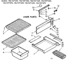 Kenmore 1067671270 liner parts diagram