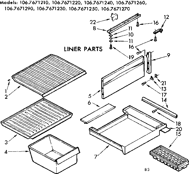 Liner parts