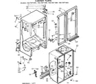 Kenmore 1067671340 cabinet parts diagram