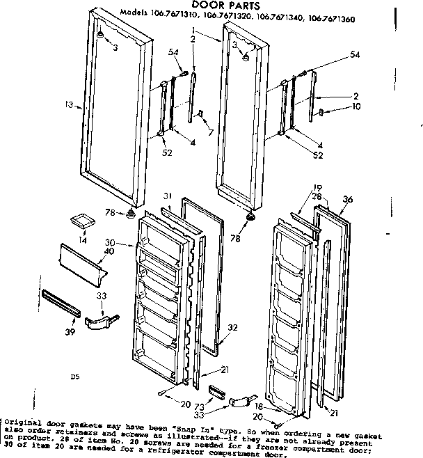 Door parts