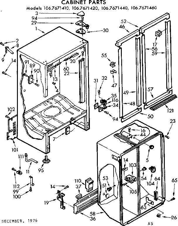 Cabinet parts