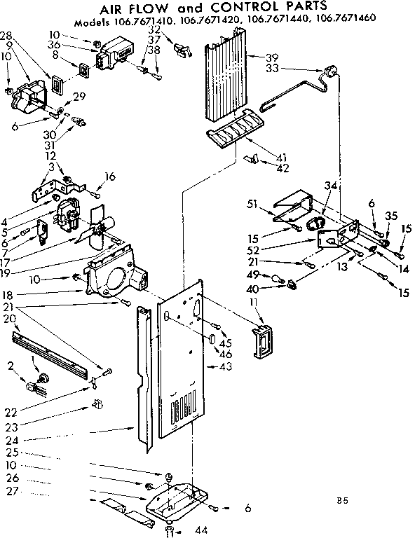 AIR FLOW AND CONTROL PARTS