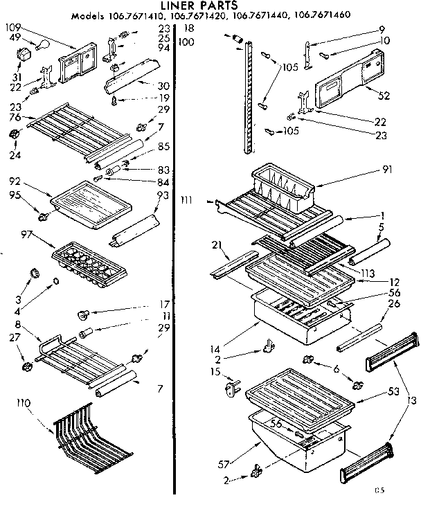 Liner parts
