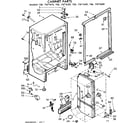 Kenmore 1067671640 cabinet parts diagram