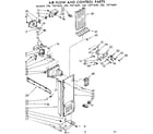 Kenmore 1067671610 air flow and control parts diagram