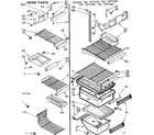 Kenmore 1067671610 liner parts diagram