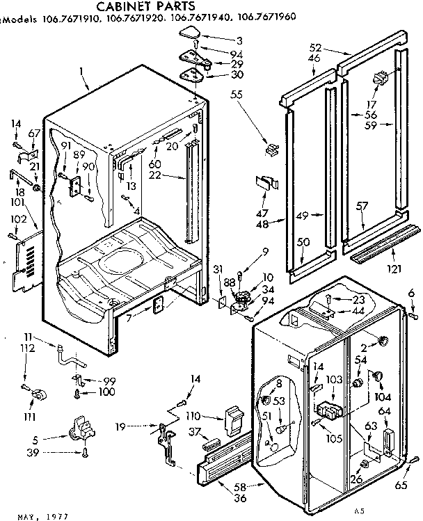 CABINET PARTS