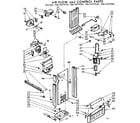 Kenmore 1067671940 air flow and control parts diagram