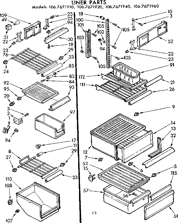 Liner parts