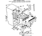 Kenmore 1067672070 liner assembly parts diagram