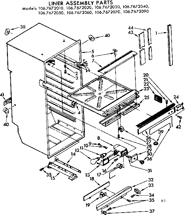 LINER ASSEMBLY PARTS