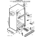 Kenmore 1067673020 cabinet parts diagram