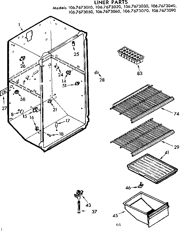 Liner parts