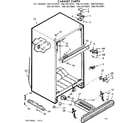 Kenmore 1067673011 cabinet parts diagram
